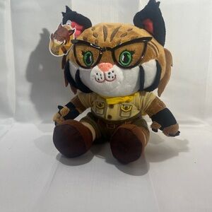 Salesforce Appy the Bobcat Plush Toy Stuffed Animal 8” AppExchange 2017 Safari
